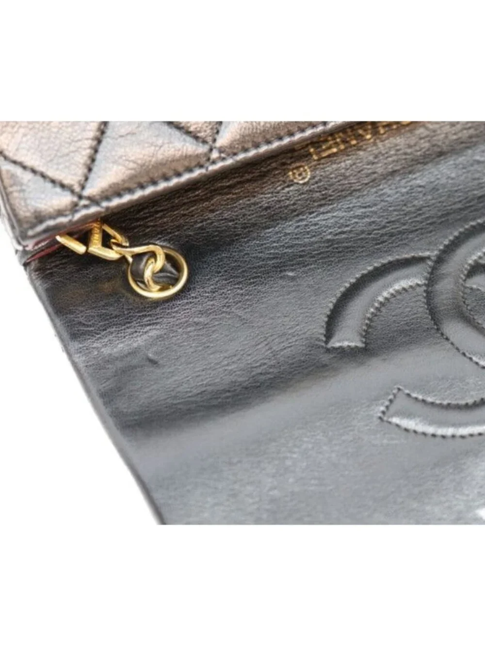 Chanel Black Gold Turnlock Full Flap Mini Quilted 19